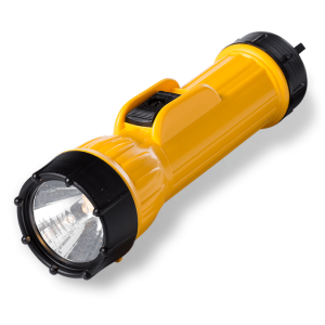 Zaklamp die bestand is tegen vallen en stoten, voor helder en betrouwbaar licht.