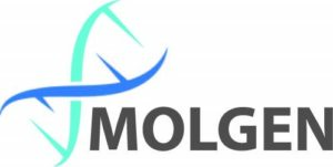 Het bedrijfslogo van MolGen