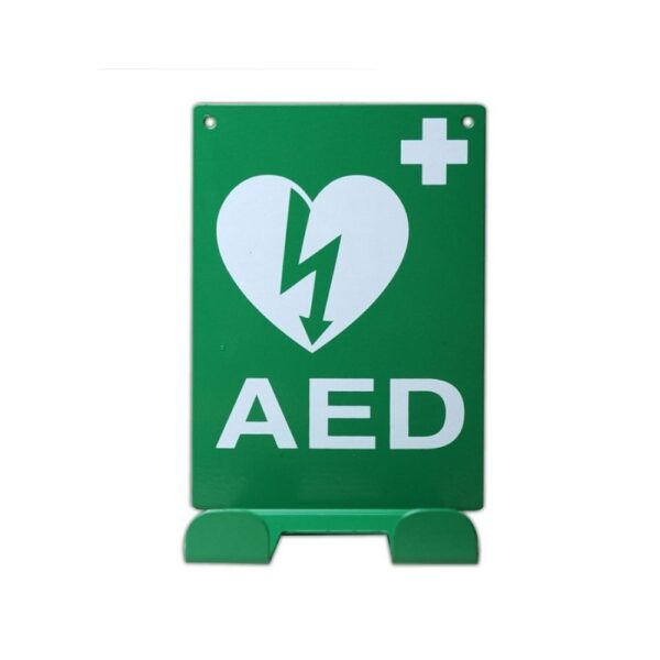 Universele wandbeugel geschikt om je AED aan de haken te hangen of op de haken te plaatsen.